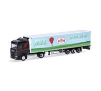 Herpa Miniatura del camión Scania CR20 ND LNG Kühlkoffer-Sattelzug Zentis (Nordrhein-Westfalen/Aachen), Escala 1/87, maqueta de colleción, modelismo, Modelo aleman, Figura plástico