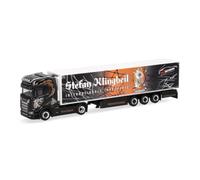Herpa Miniatura del camión Scania CS 20 HD tractora con semirremolque frigorífico Stefan Klingbeil Transporte (Hesse), Escala 1:87, maqueta de colleción, modelismo, Modelo aleman, Figura plástico