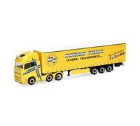 Herpa Miniatura del camión Volvo FH GL XL 2020 6x2 semirremolque de Lona Bernd Thiel Transporte, Escala 1/87, maqueta de colleción, modelismo, Modelo aleman, Figura plástico