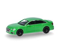 Herpa Miniatura del Coche Audi A6 Limousine, Verde kyalami, Escala 1/87, maqueta de colleción, modelismo, Modelo aleman, Figura plástico