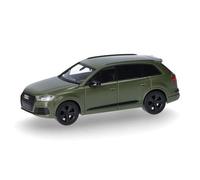 Herpa Miniatura del Coche Audi Q7 con Cristales tintados, Miniatura a Escala 1:87, Pieza de colección, Modelo de plástico