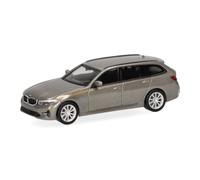 Herpa Miniatura del Coche BMW Serie 3 Touring, latón, Escala 1:87, maqueta de colección, modelismo, Modelo alemán, Figura de plástico