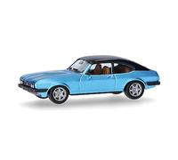 herpa Miniatura del Coche Ford Capri II con Techo de Vinilo, Escala 1/87, maqueta de colleción, modelismo, Modelo aleman, Figura plástico