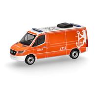 Herpa Miniatura del Coche Mercedes-Benz Sprinter 18 minibús Techo bajo Bomberos de Düsseldorf, Escala 1/87, maqueta de colleción, modelismo, Modelo aleman, Figura plástico