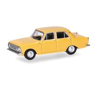 Herpa Miniatura del Coche Moskwitsch 408 (Escala TT), Amarillo, Escala 1:120, maqueta de colección, modelismo, diseñado en Alemania, Figura de plástico