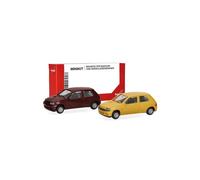 Herpa MiniKit 012171-002 - 1/87 Renault Clio 16V, Amarillo/Rojo Etrusco - Nuevo
