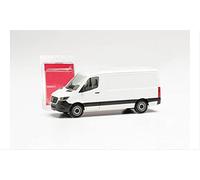Herpa - MiniKit Mercedes-Benz Sprinter `18 Caja Techo Plano, Blanco