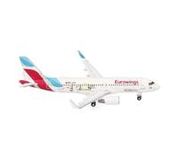 herpa Modelo de avión Airbus A320 Eurowings Salzburger Land - D-AEWP, Miniatura a Escala 1:500, Artículo de colección, Modelo sin Soporte, Metal