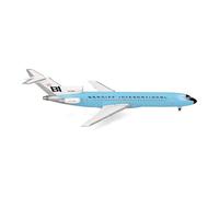herpa Modelo de avión Braniff International Boeing 727-200 - N403BN - Solid New Dark Blue, Miniatura a Escala 1:500, Artículo de colección, Modelo sin Soporte, Metal