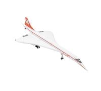 herpa Modelo de avión Braniff International Concorde - N81AC, Miniatura a Escala 1:500, Artículo de colección, Modelo sin Soporte, Metal