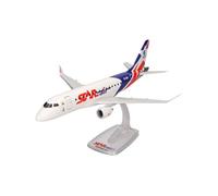 herpa Modelo de Avión Snap-Fit Star Air Embraer E175, Miniatura a Escala 1:100, Pieza de colección, Modelo con Soporte, plástico