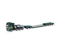 herpa Modelo de camión Man TGX GX Tractor de Carga Pesada Thömen (Hamburgo), Miniatura a Escala 1:87, artículo de colección, plástico