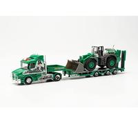 herpa Modelo de camión Scania 143 "H.E. Payne Tractor semirremolque frigorífico, Escala 1:87, para Diorama, modelismo, Pieza de coleccionista, decoración, Made in Germany, plástico