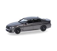 herpa Modelo de Coche BMW Alpina B5 Limousine, Miniatura a Escala 1:87, artículo de colección, Modelo de plástico, Color: champán Cuarzo metálico