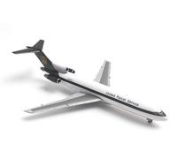 Herpa Modelo reducido avión UPS Airlines Boeing 727-200F, Miniatura a Escala 1:500, Pieza de colección, Modelo de avión sin Base, Metal