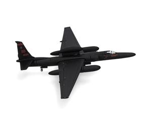 Herpa Modelo reducido avión USAF Lockheed U-2S Dragon Lady Senior Span - 99th Reconnaissance Sqn, Miniatura a Escala 1:200, Pieza de colección, Modelo de avión sin Base, Metal