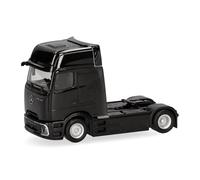 Herpa Modelo reducido camión Mercedes-Benz eActros Procabin GigaSpace tractora 2 Ejes, Negro, Miniatura a Escala 1:87, Pieza de colección, Made in Germany, plástico