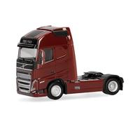 Herpa Modelo reducido camión Volvo FH16 GL XL 2020 tractora 2 Ejes, Rojo Vino, Miniatura a Escala 1:87, Pieza de colección, Made in Germany, plástico