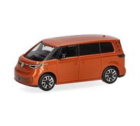 herpa Modelo VW ID. Buzz, Naranja energético Metalizado, Miniatura a Escala 1:87, artículo de colección, Made in Germany, Modelo de plástico