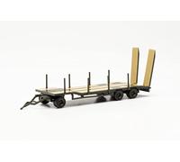 Herpa Servicio de Piezas, Accesorios para maquetas, Goldhofer TU3 Cargador bajo, 1 Pieza Fiel al Original, Escala 1:87, Modelo de Coche Diorama, modelismo