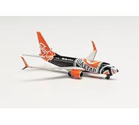 Herpa SkyUp Airlines Boeing 737-700 Avión, Modelos, Miniaturas, Coleccionable, Multicolor (535731)