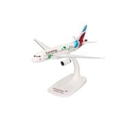 herpa Snap-Fit avión Eurowings Airbus A319 Steiermark, Miniatura a Escala 1:200, Pieza de colección, Soporte, plástico. Modelo de vehículo, (614375)