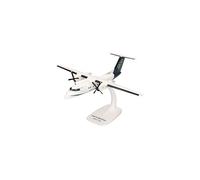 herpa Avión Snap-Fit Olympic Air DHC-8-100, Escala 1:100, Pieza de colección, Modelo con Soporte, plástico