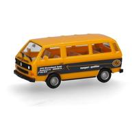 Herpa VW T3 Bus «ASG Hamburgo», Modelo a Escala 1:87 | Vehículo miniatura fiel al original para coleccionistas, modelo de plástico, fabricado en Alemania, a partir de 14 años