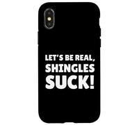 Herpes zóster Suck! Funny Shingles Recovery Carcasa para iPhone X/XS