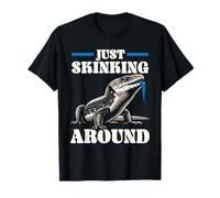 Herpetología de Reptiles Amante del Lagarto de la Lengua Azul Skink Camiseta