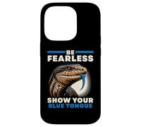 Herpetología de Reptiles Amante del Lagarto de la Lengua Azul Skink Carcasa para iPhone 14 Pro