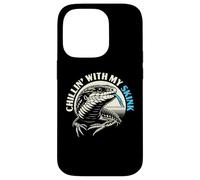 Herpetología de Reptiles Amante del Lagarto de la Lengua Azul Skink Carcasa para iPhone 14 Pro