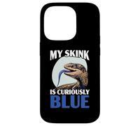 Herpetología de Reptiles Amante del Lagarto de la Lengua Azul Skink Carcasa para iPhone 14 Pro