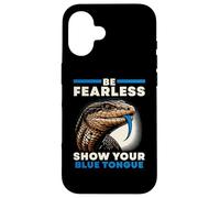 Herpetología de Reptiles Amante del Lagarto de la Lengua Azul Skink Carcasa para iPhone 16