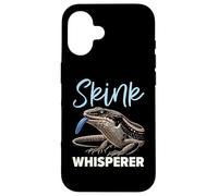 Herpetología de Reptiles Amante del Lagarto de la Lengua Azul Skink Carcasa para iPhone 16