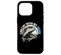 Herpetología de Reptiles Amante del Lagarto de la Lengua Azul Skink Carcasa para iPhone 16 Pro