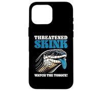 Herpetología de Reptiles Amante del Lagarto de la Lengua Azul Skink Carcasa para iPhone 16 Pro MAX