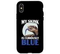 Herpetología de Reptiles Amante del Lagarto de la Lengua Azul Skink Carcasa para iPhone X/XS