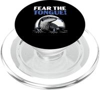 Herpetología de Reptiles Amante del Lagarto de la Lengua Azul Skink PopSockets PopGrip para MagSafe