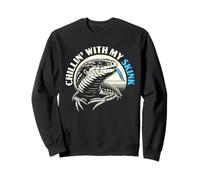 Herpetología de Reptiles Amante del Lagarto de la Lengua Azul Skink Sudadera