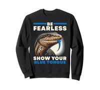 Herpetología de Reptiles Amante del Lagarto de la Lengua Azul Skink Sudadera