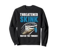 Herpetología de Reptiles Amante del Lagarto de la Lengua Azul Skink Sudadera