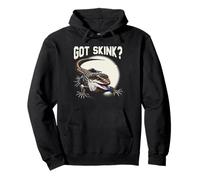 Herpetología de Reptiles Amante del Lagarto de la Lengua Azul Skink Sudadera con Capucha