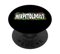 HERPETOLOGIST Estudios Reptiles Reptiles Salvar Serpientes lagartos PopSockets PopGrip Adhesivo