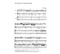 Herr Christ, der einig Gotts Sohn - Solo S [1-Part], Flute and Organ - SCORE