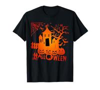 Herr Dame Kind Girl Gespenst Spinne Halloween Schloss Bat Camiseta
