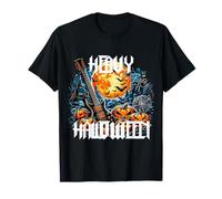 Herr Dame Kind Girl Rock & Roll Spruch Heavy Metal Halloween Camiseta