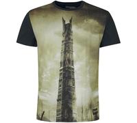 Herr Der Ringe The Tower of Sauron - Camiseta para Hombre, Multicolor, Talla XL, Nerón, X-Large