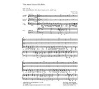 Herr, wenn ich nur dich habe - Soli SST and Organ - SCORE