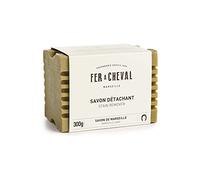 Herradura de caballo - Auténtico jabón de Marsella - Barra descendente 300 g con superficie ondulada para ayudar a eliminar las manchas - Fabricación artesanal desde 1856 - Sin aceite de palma